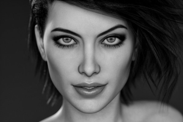 С девушками черно