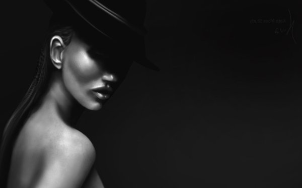 С девушками черно