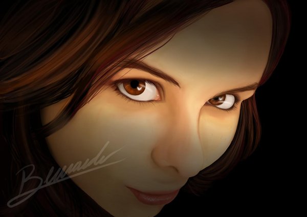 Моя девушка глаза