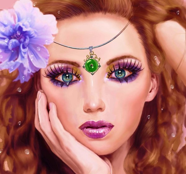 Моя девушка глаза