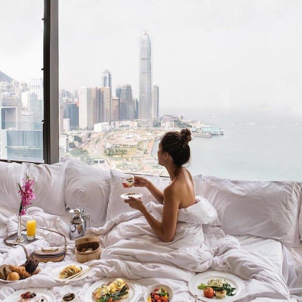 Утро девушка необычные