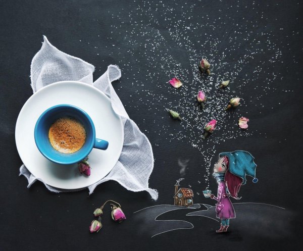 Утро девушка необычные