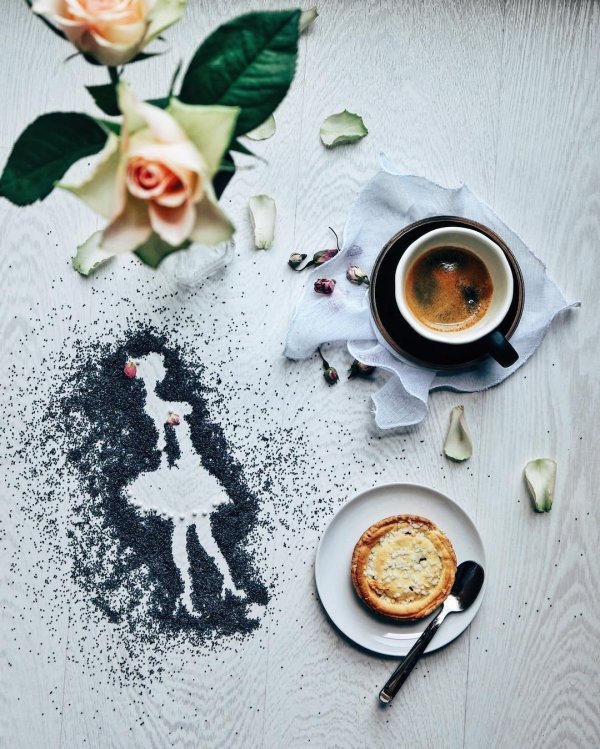 Утро девушка необычные