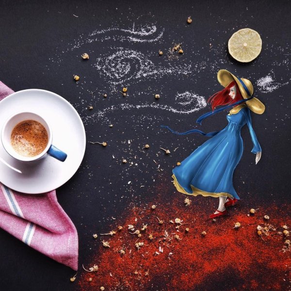 Утро девушка необычные