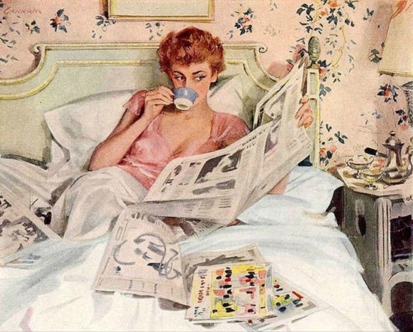 Утро девушка необычные