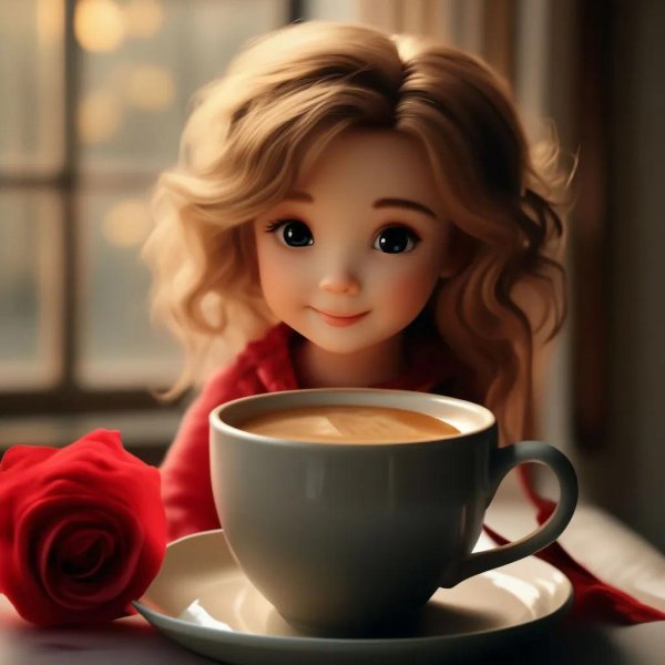 Утро девушка необычные