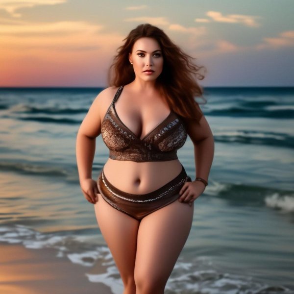 С полными девушками