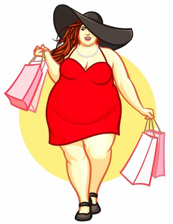 С полными девушками