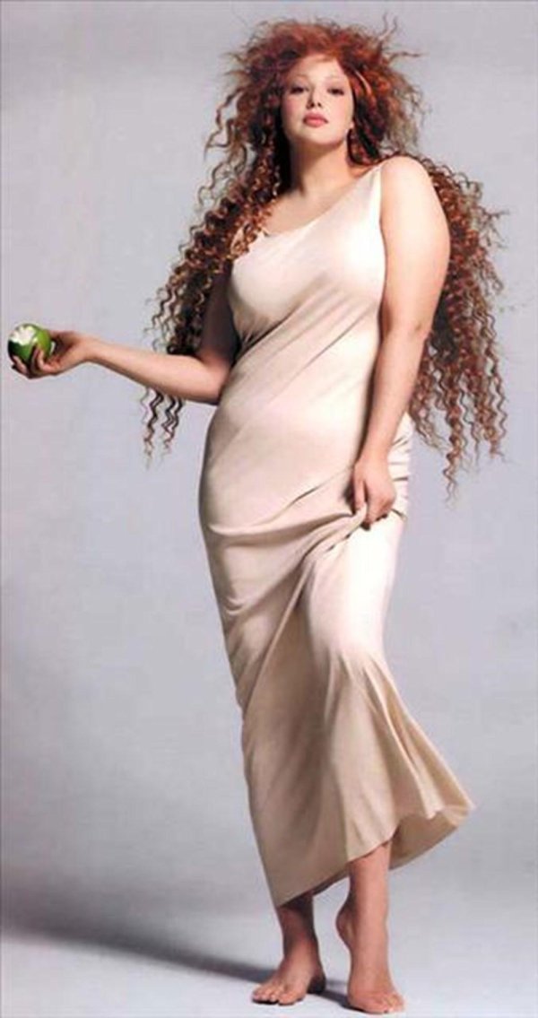 С полными девушками