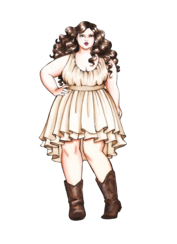 С полными девушками