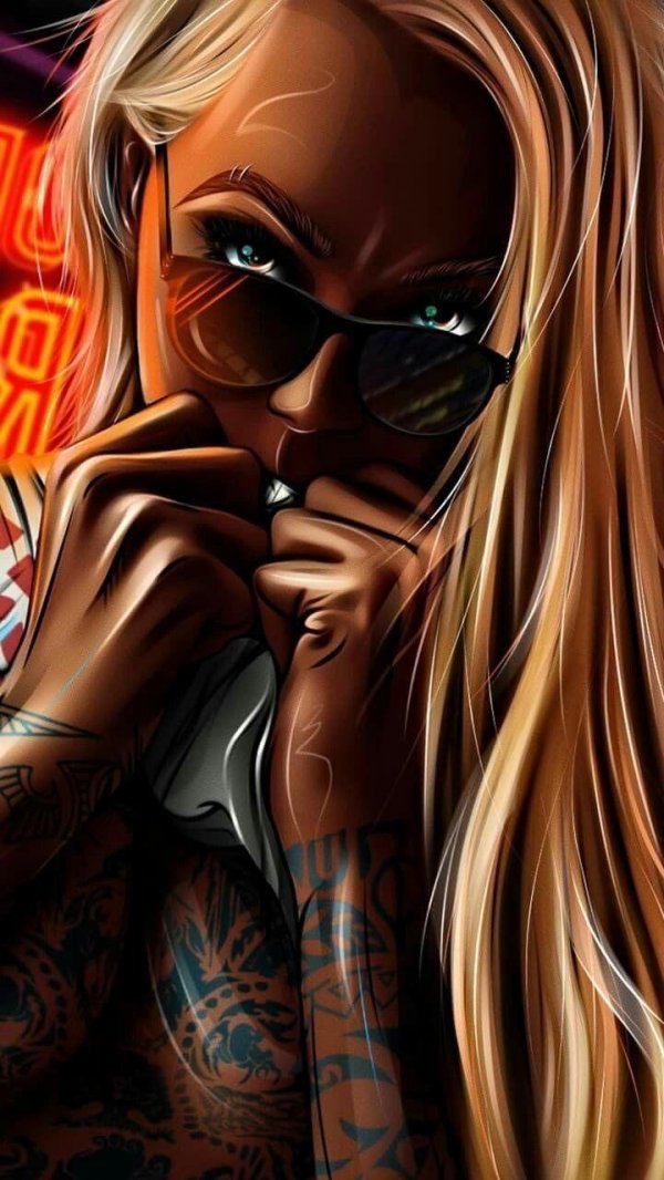 С девушками вертикальные