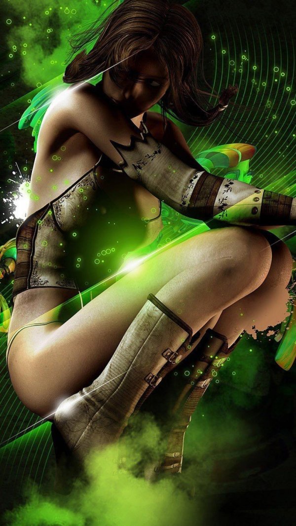 С девушками вертикальные