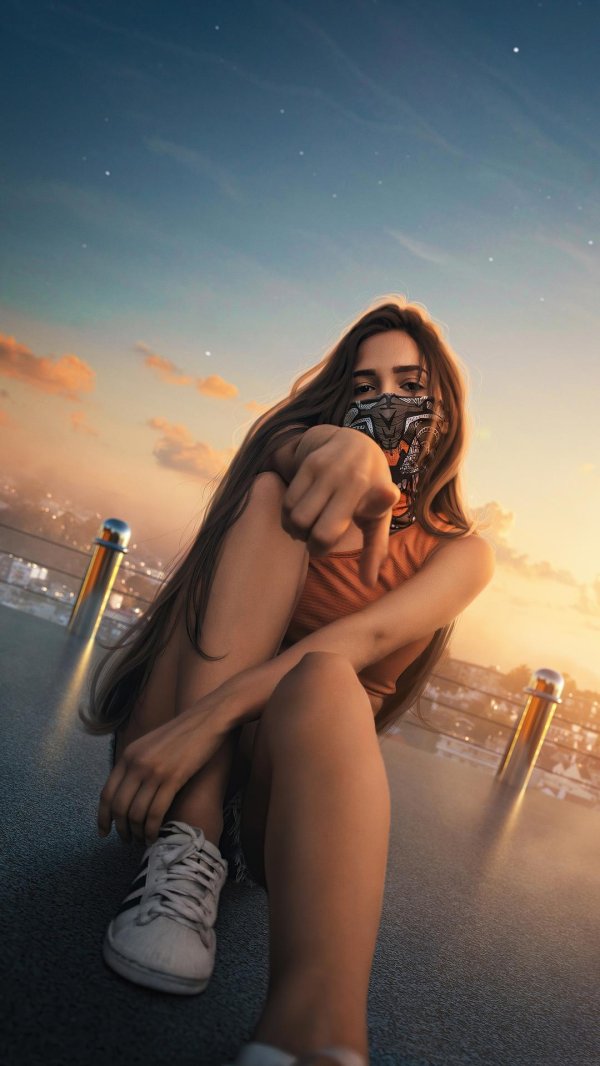 С девушками вертикальные