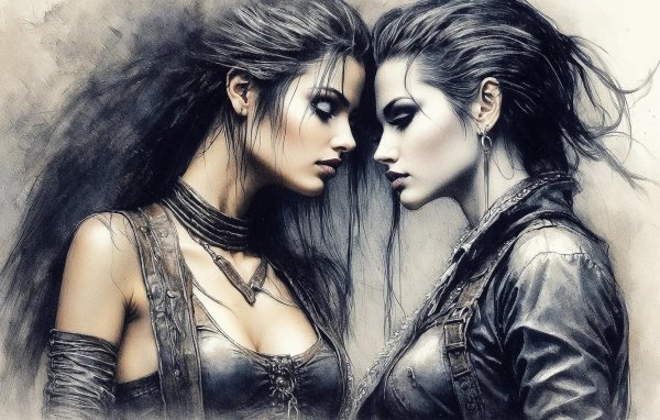 С 2 девушками