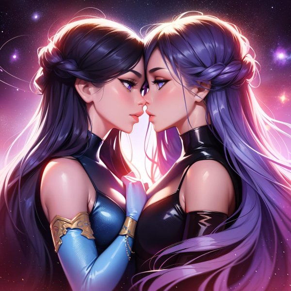 С 2 девушками