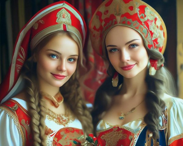 С 2 девушками