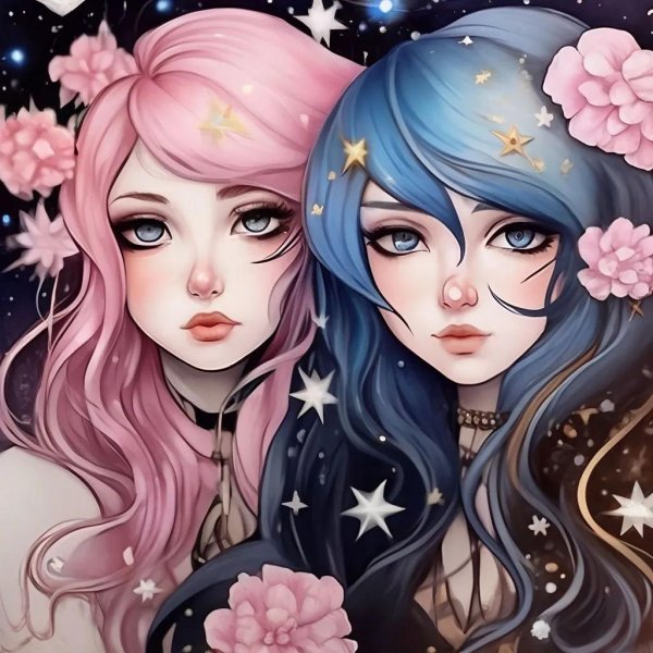 С 2 девушками