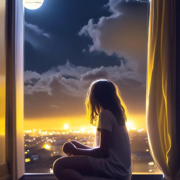 Окон с девушками