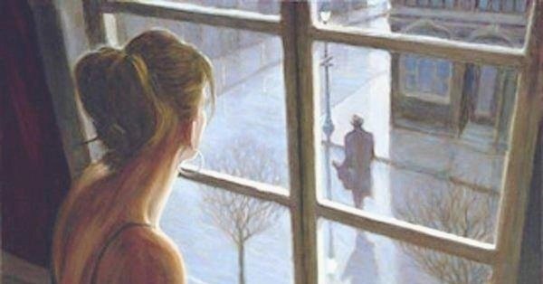 Окон с девушками