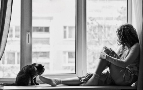 Окон с девушками