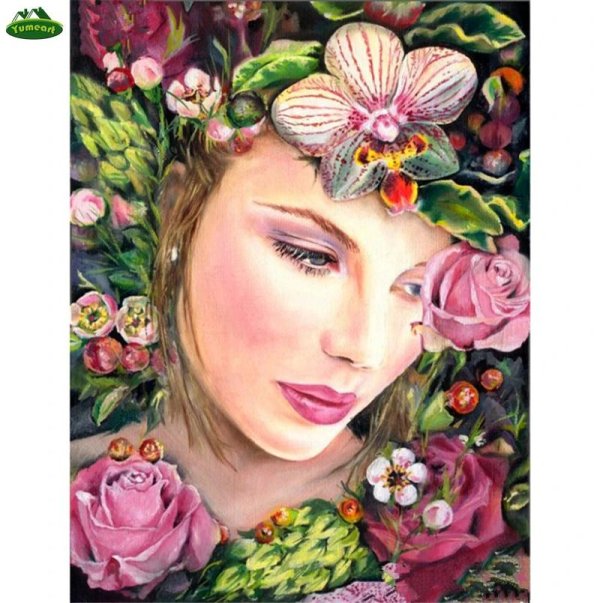 цветочный портрет