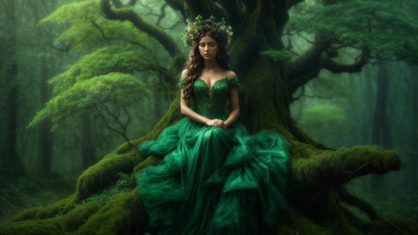 Леса с девушками