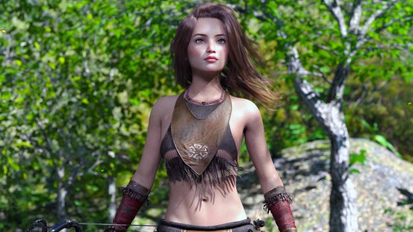 Леса с девушками