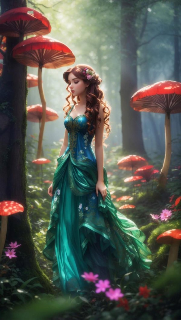 Леса с девушками