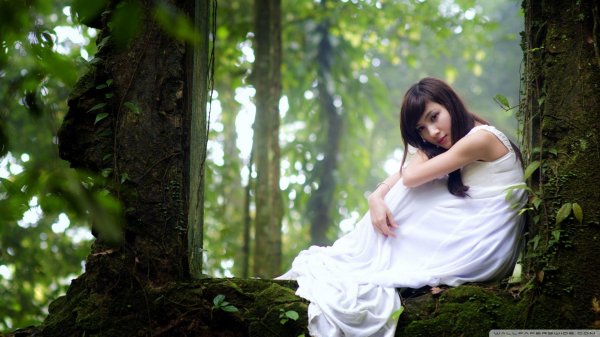 Леса с девушками