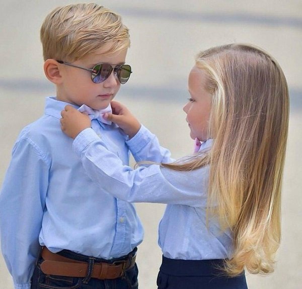 Девушка и мальчик