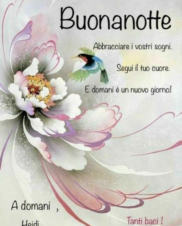 buona notte