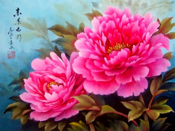 пионы картина