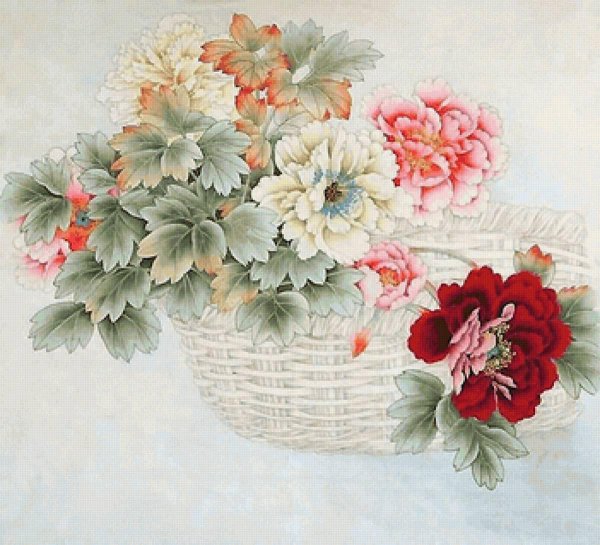 цветы в китайской живописи гунби