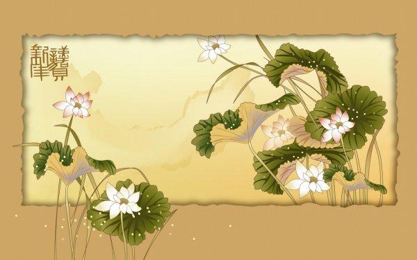 цветки лотоса