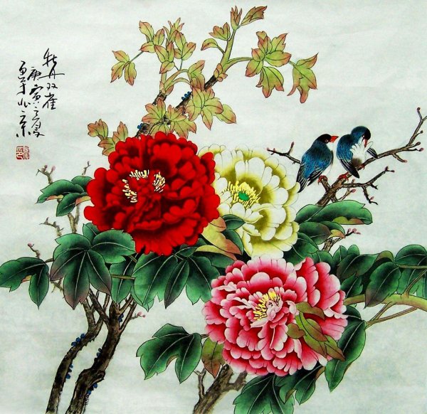 ван цин пионы