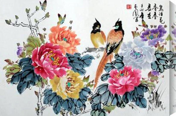 хуа няо цветы и птицы
