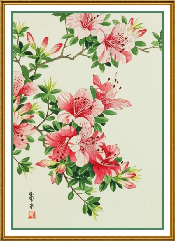 японские цветы