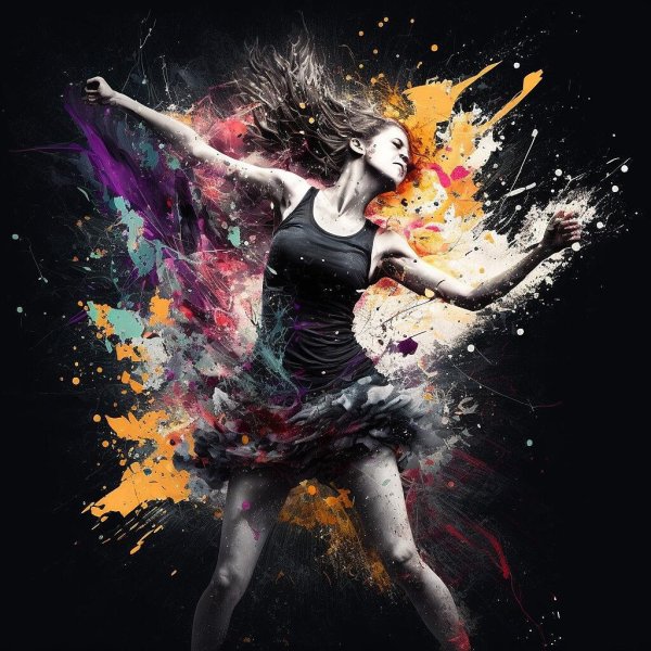 С танцующими девушками