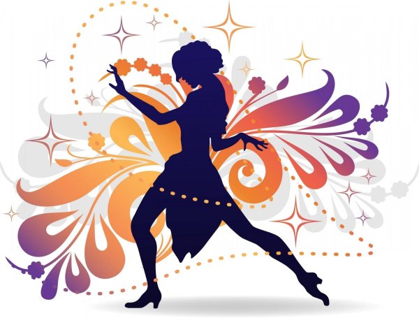 С танцующими девушками