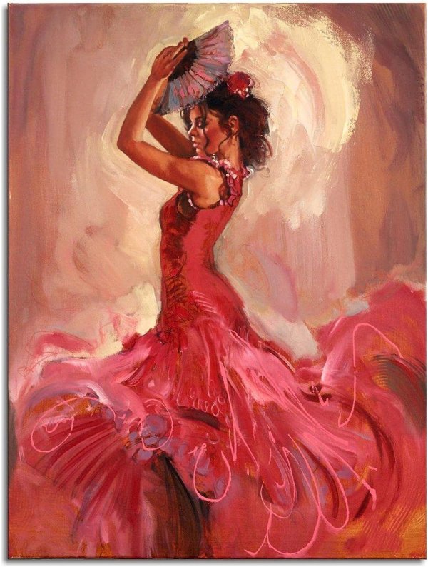 С танцующими девушками