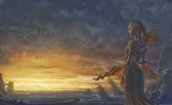 Девушка на берегу