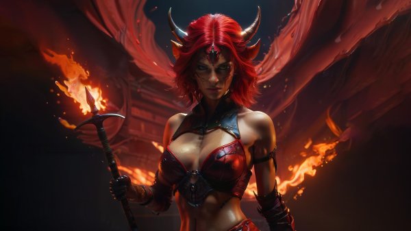 С девушками демонами