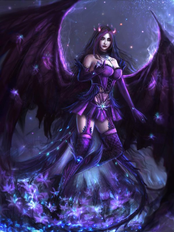 С девушками демонами