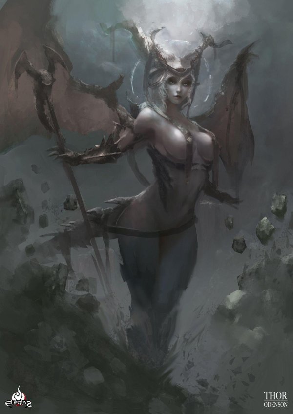 С девушками демонами