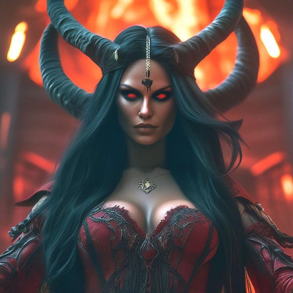 С девушками демонами