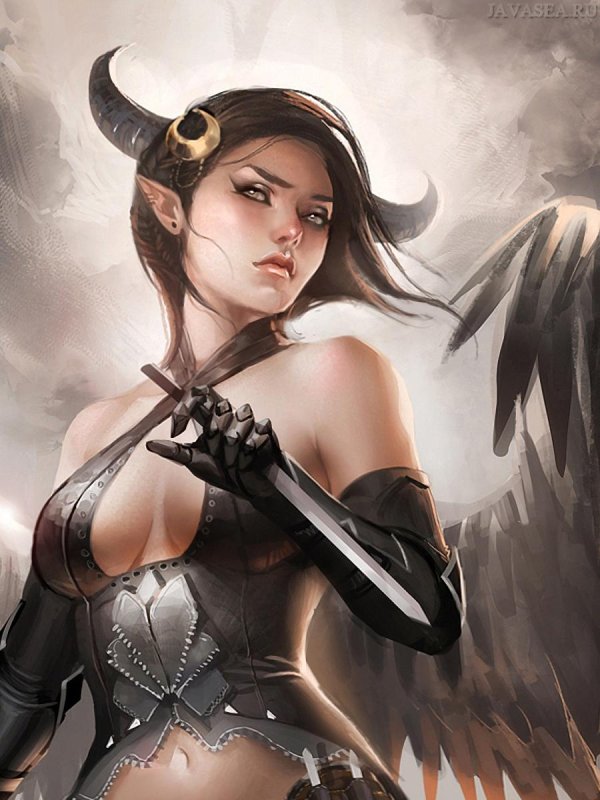 С девушками демонами