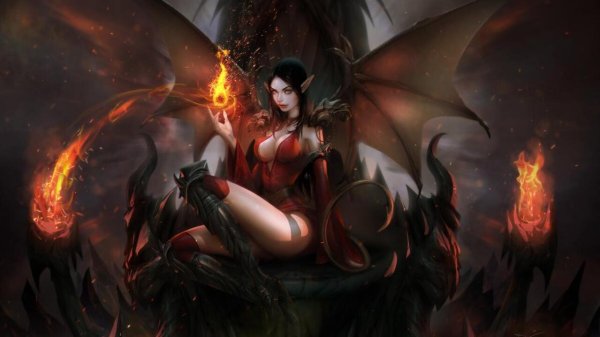 С девушками демонами