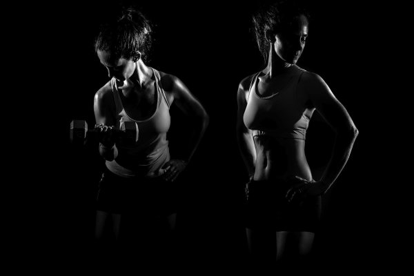 С девушками спорт