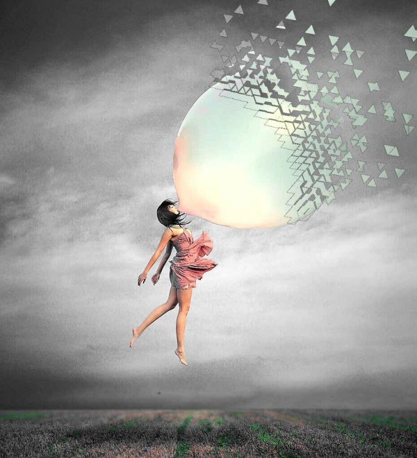 Девушка и шары