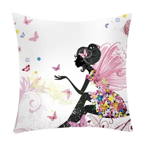 Бабочки и девушка